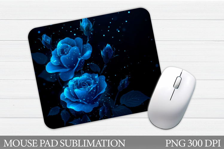 Roses Mouse Pad Sublimation. Flowers Mouse Pad Design