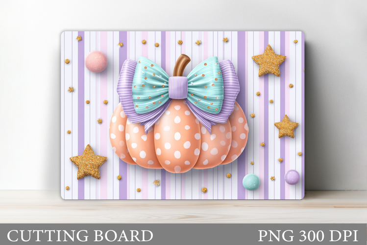 Pumpkin Cutting Board Design. Pumpkin Sublimation
