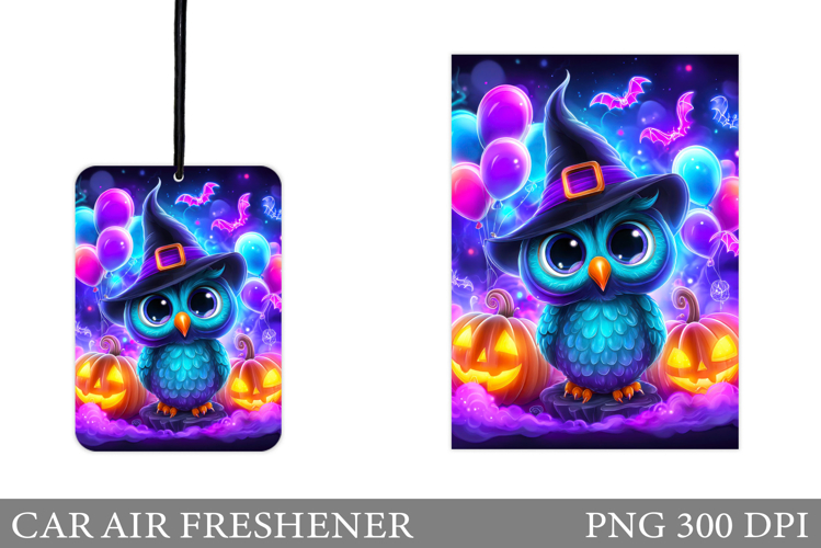 Halloween Owl Car Air Freshener. Halloween Car Air Freshener