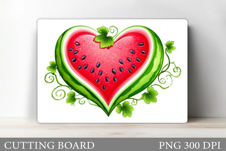 Watermelon Cutting Board. Summer Cutting Board Sublimation