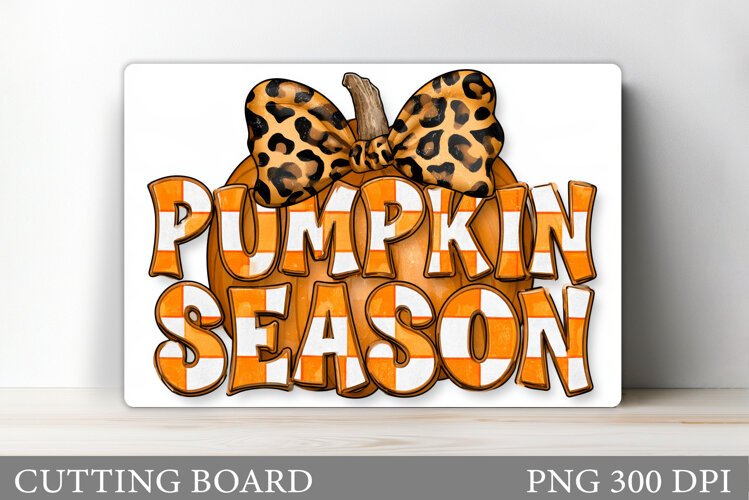 Pumpkin Cutting Board Design. Pumpkin Sublimation example image 1