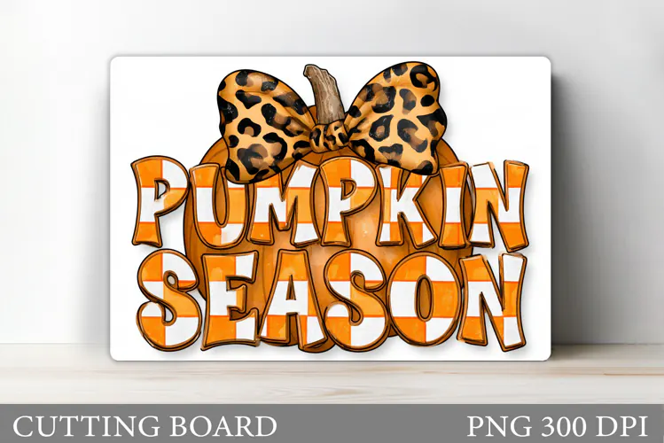 Pumpkin Cutting Board Design. Pumpkin Sublimation