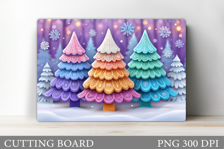 Christmas Tree Cutting Board. Christmas Tree Sublimation