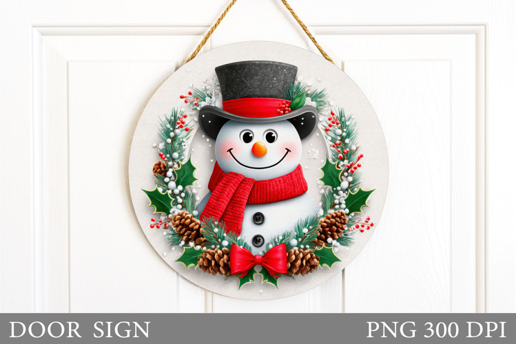 Christmas Snowman Clipart Image 16