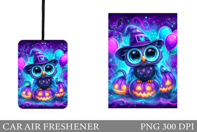 Halloween Owl Car Air Freshener. Halloween Car Air Freshener