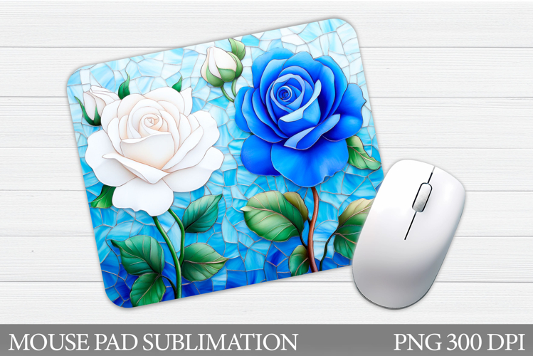 Roses Mouse Pad Sublimation. Flowers Mouse Pad Design