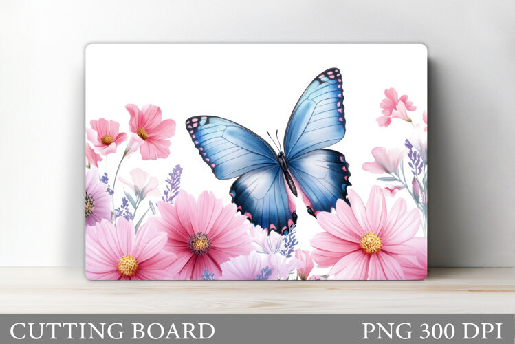 Butterfly Cutting Board Design. Butterfly Sublimation example image 1