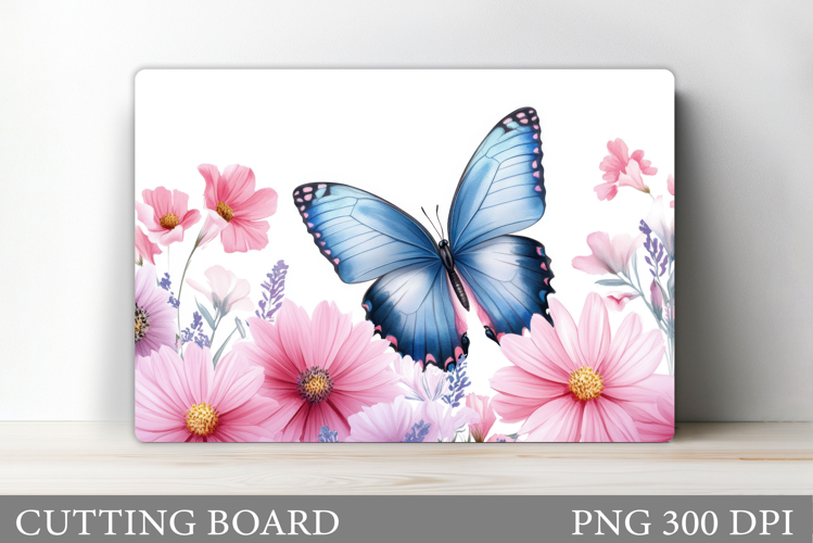 Butterfly Cutting Board Design. Butterfly Sublimation