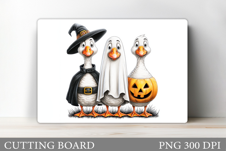 Halloween Goose Cutting Board. Halloween Cutting Board