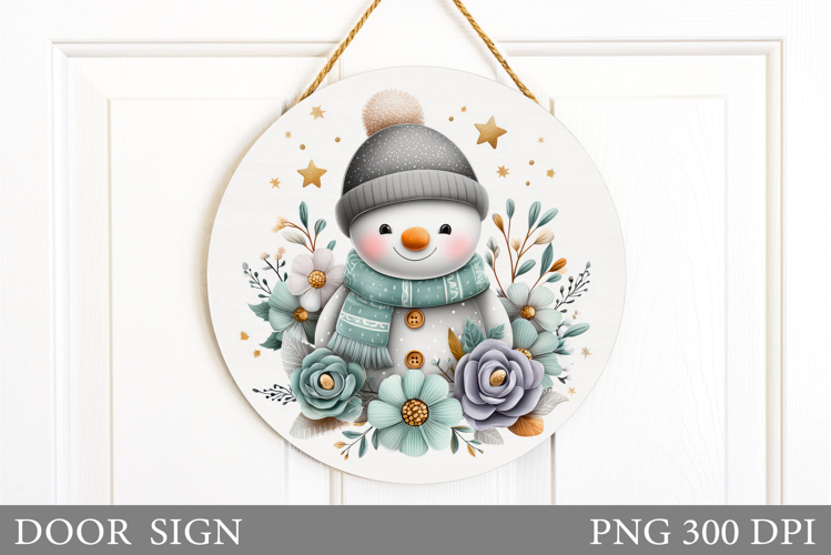 Cute Snowman Clipart Image 24