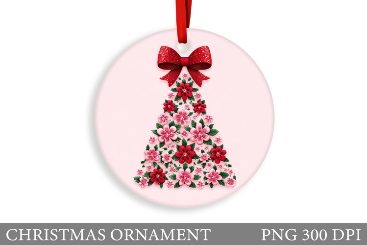 Christmas Tree Christmas Ornament. Winter Christmas Ornament
