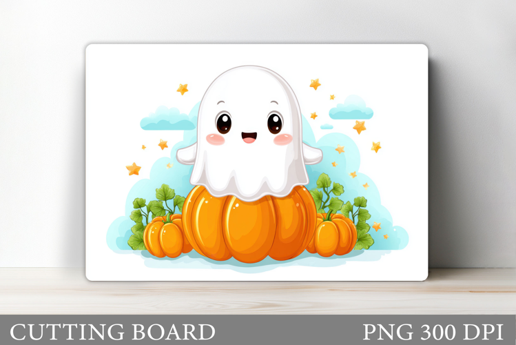 Halloween Ghost Cutting Board. Halloween Cutting Board