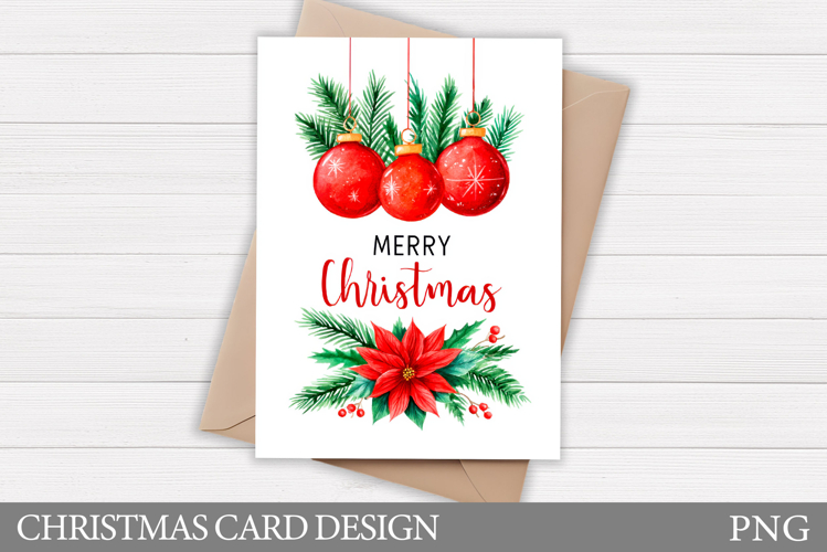 Merry Christmas Card Design. Christmas Card Printable