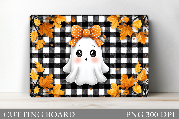 Halloween Ghost Cutting Board. Halloween Cutting Board