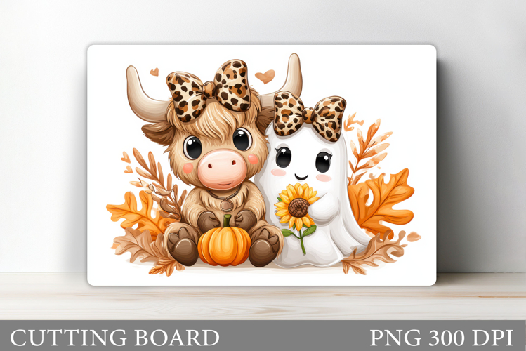 Halloween Cow Cutting Board. Halloween Cutting Board Design