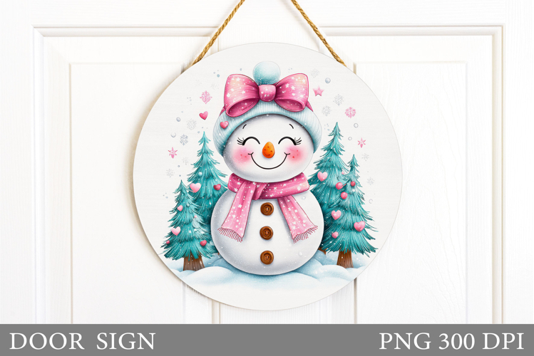 Christmas Snowman Clipart Image 14