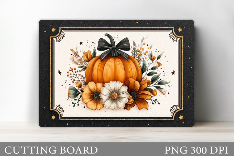 Pumpkin Cutting Board Design. Pumpkin Sublimation