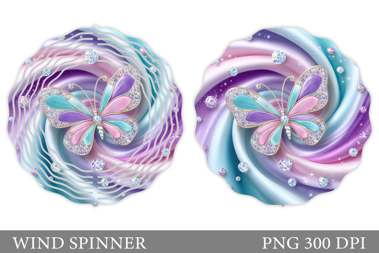 Butterfly Wind Spinner Design. Butterfly Sublimation