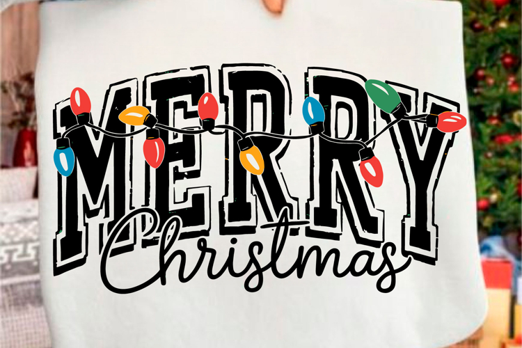 Merry Christmas Lights Svg,Christmas Png