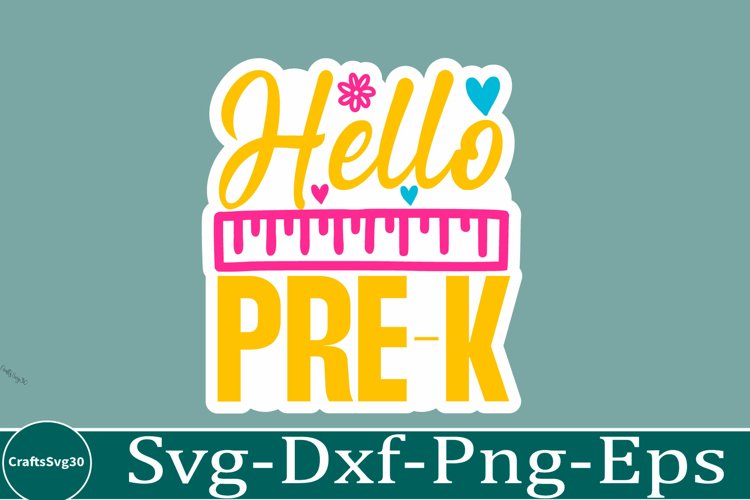 Back To School sticker svg Design School   Teacher SVG