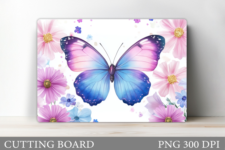 Butterfly Cutting Board. Flower Cutting Board Sublimation