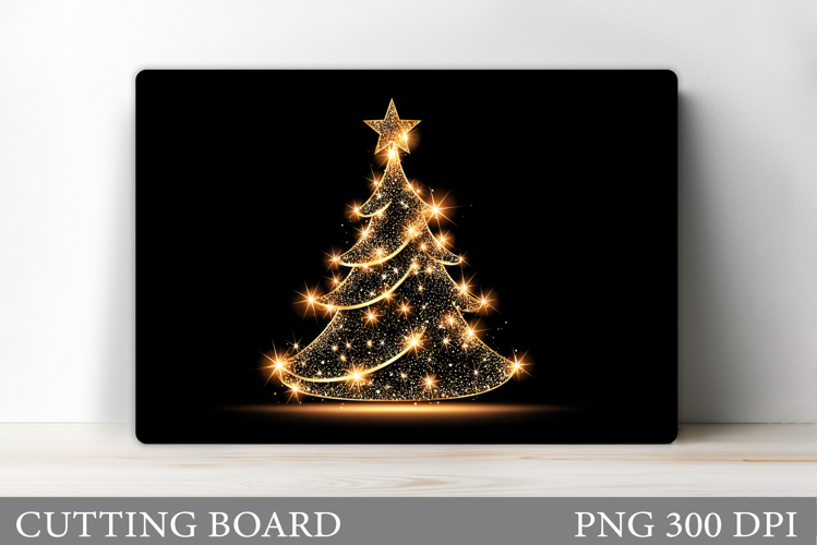 Christmas Tree Cutting Board Design. Kitchen Cutting Board