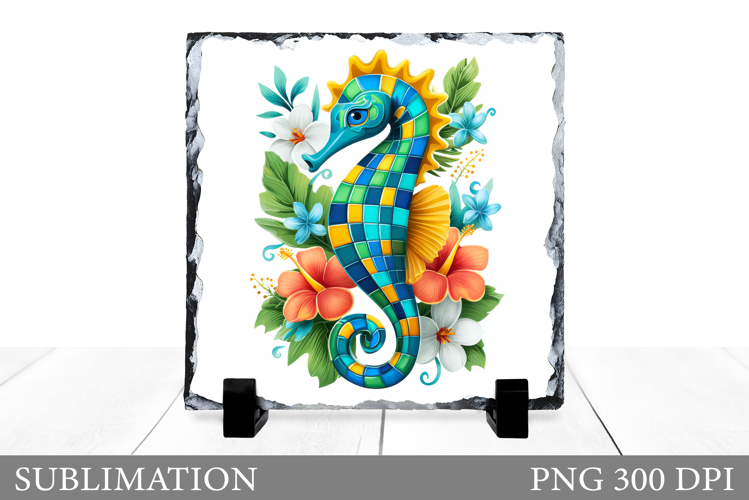 Seahorse Slate Design. Seahorse Sublimation
