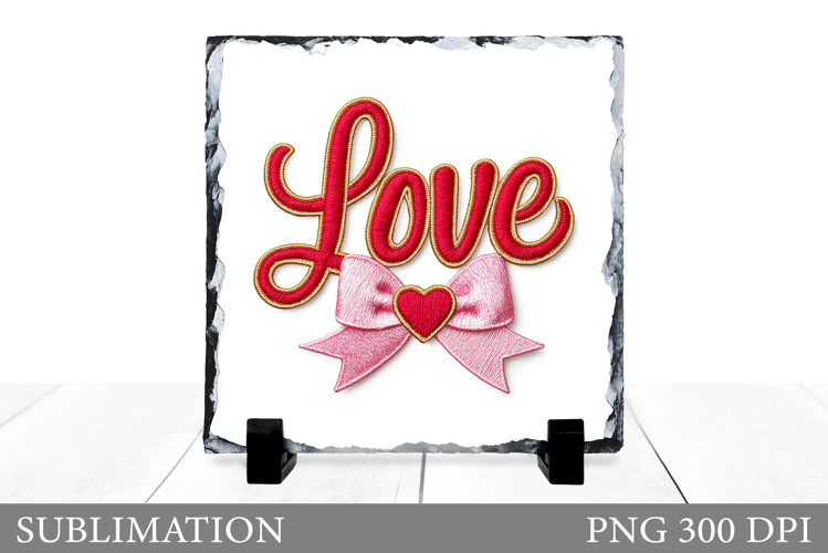 Valentines Love Slate Design. Valentines Sublimation