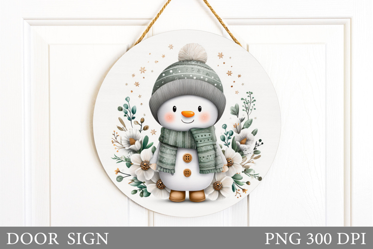 Cute Snowman Clipart Image 15