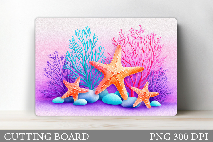 Starfish Cutting Board Design. Starfish Sublimation