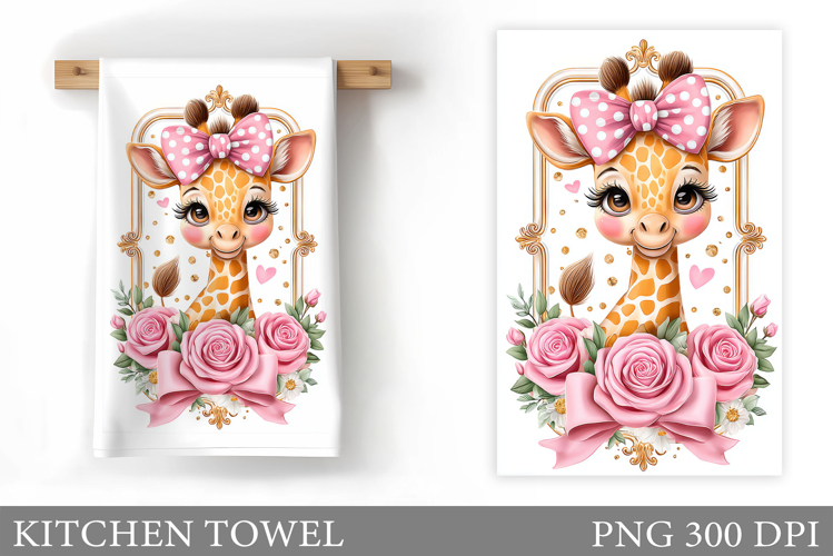 Cute Giraffe Clipart Image 10