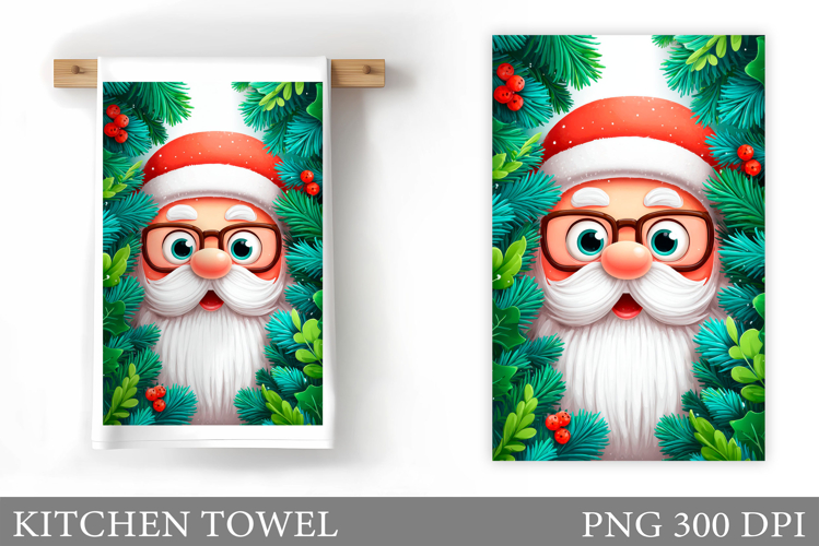 Cute Santa Clipart Image 20