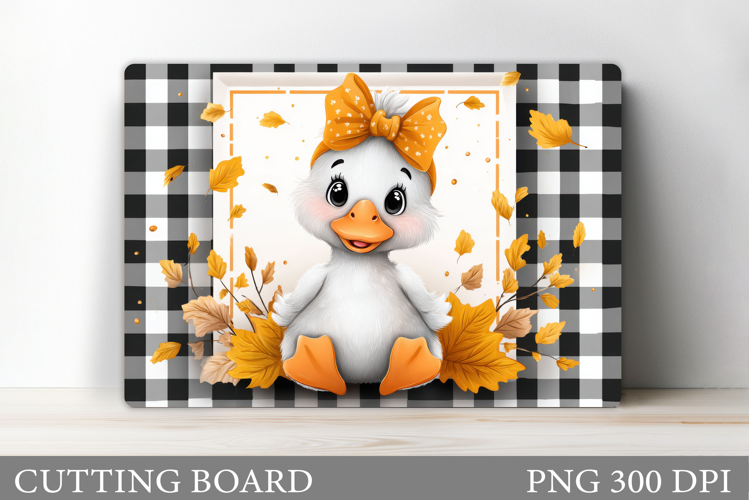 Fall Goose Cutting Board. Fall Cutting Board Sublimation