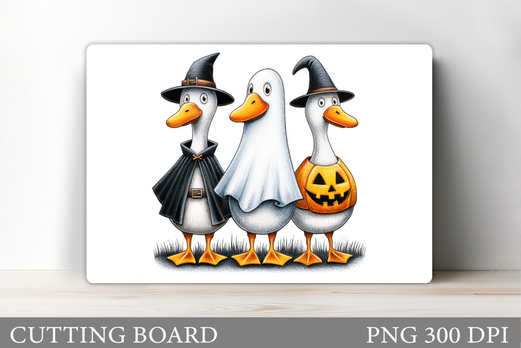 Halloween Goose Cutting Board. Halloween Cutting Board