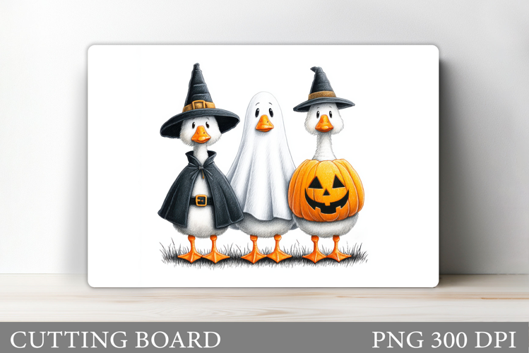 Halloween Goose Cutting Board. Halloween Cutting Board