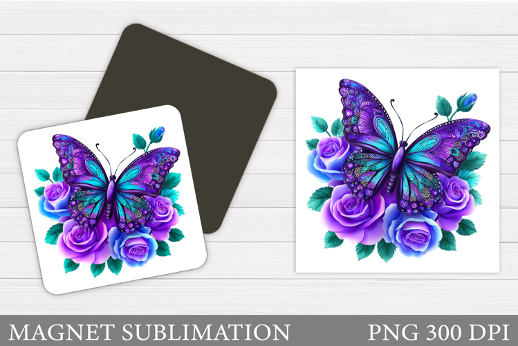 Butterfly Magnet Design. Butterfly Sublimation