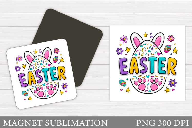 Easter Egg Magnet Sublimation. Easter Magnet Design