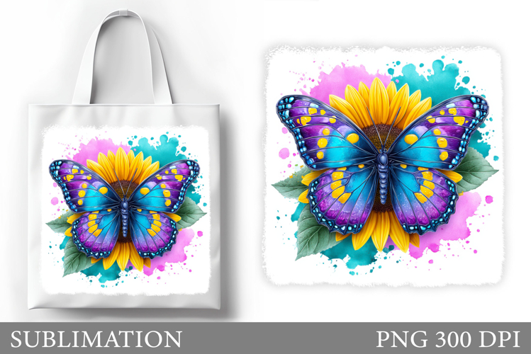 Butterfly Sublimation. Butterfly Tote Bag Sublimation