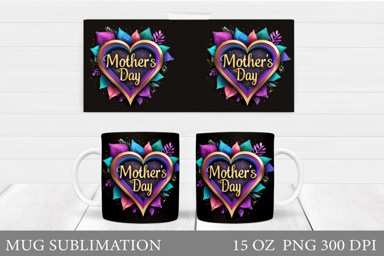 Mother's Day Mug Sublimation. Mother's Day Sublimation example image 1