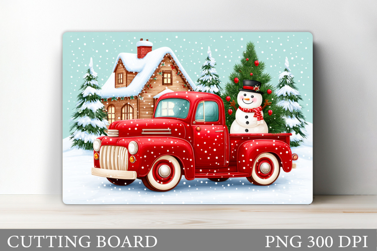 Christmas Cutting Board Design. Christmas Sublimation
