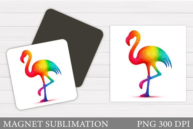 Flamingo Magnet Design. Flamingo Sublimation