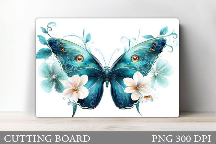 Butterfly Cutting Board. Flower Cutting Board Sublimation