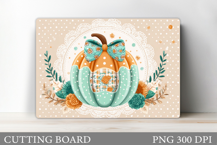 Pumpkin Cutting Board Design. Pumpkin Sublimation