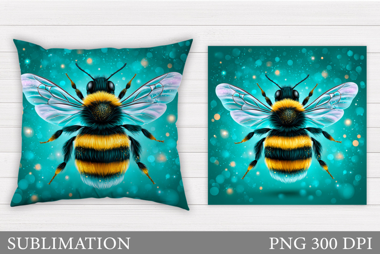 Bee Pillow Sublimation. Bee Sublimation