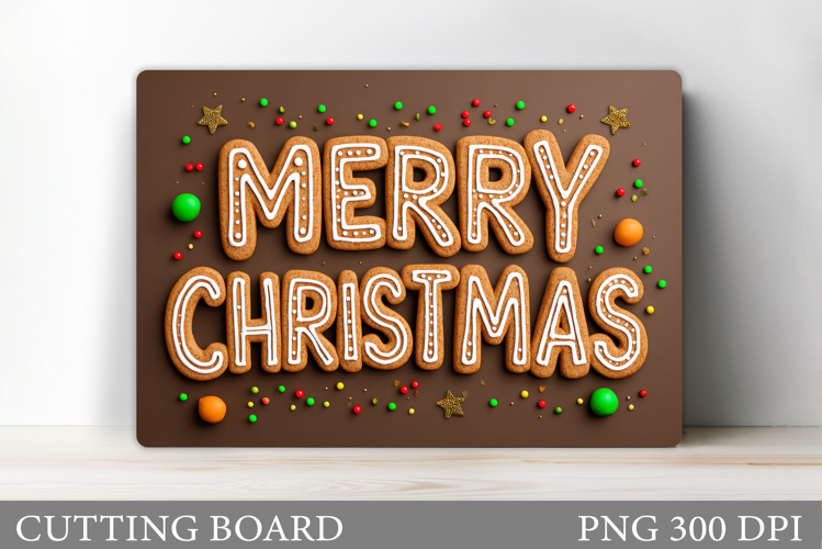 Merry Christmas Cutting Board. Christmas Cutting Board