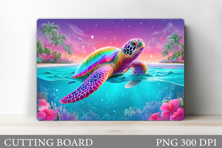 Turtle Kitchen Cutting Board. Sea Turtle Cutting Board