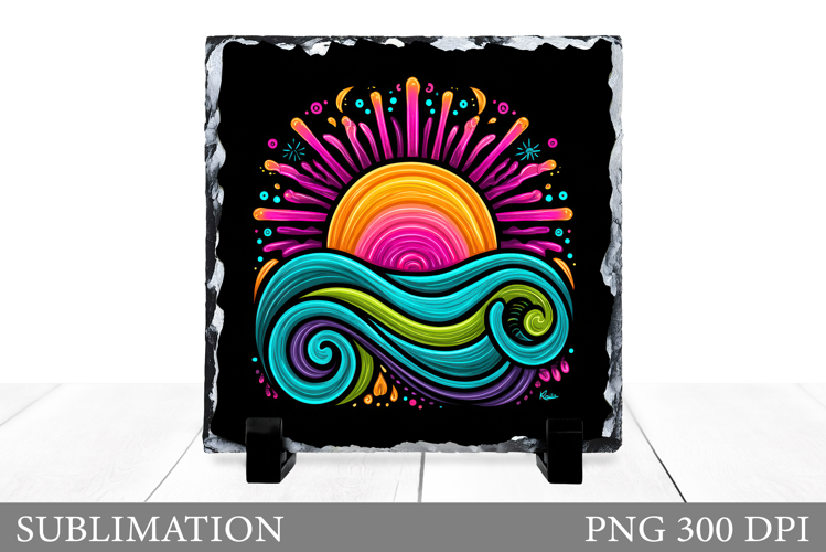 Sun Slate Sublimation. Sea Sublimation