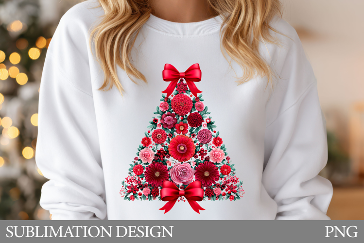 Christmas Tree Sublimation. Christmas Tree T-Shirt Design