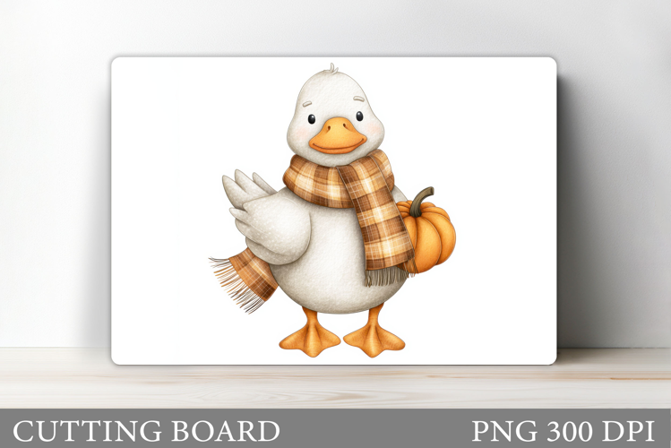 Fall Goose Cutting Board. Fall Cutting Board Sublimation