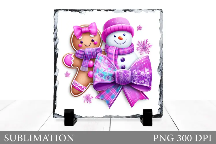 Christmas Slate Sublimation. Christmas Slate Design